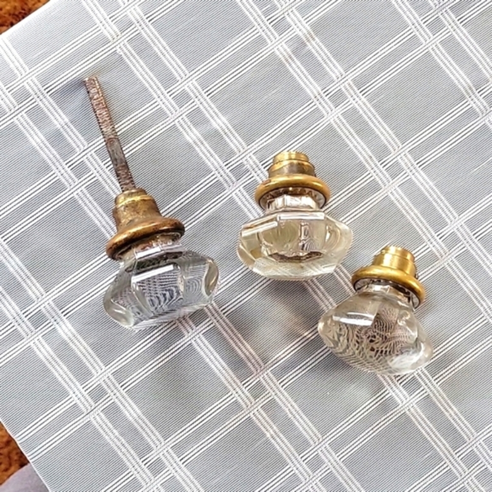 Vintage Glass Doorknobs - 3